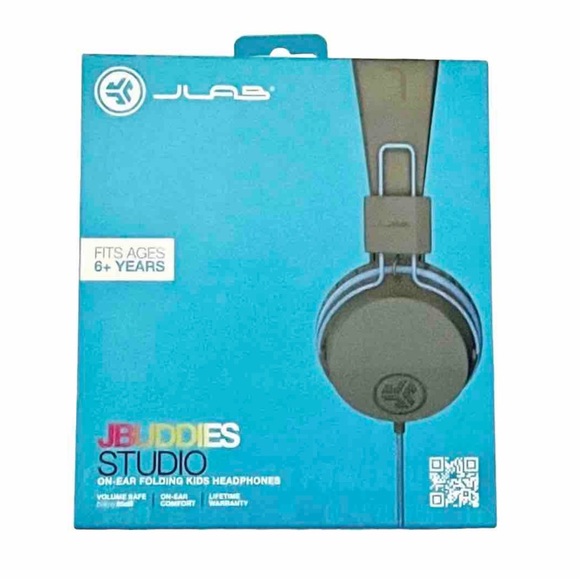JLab JBuddies Studio On-Ear Kids Wired Headphones | Toddler Headphones - Picture 1 of 3